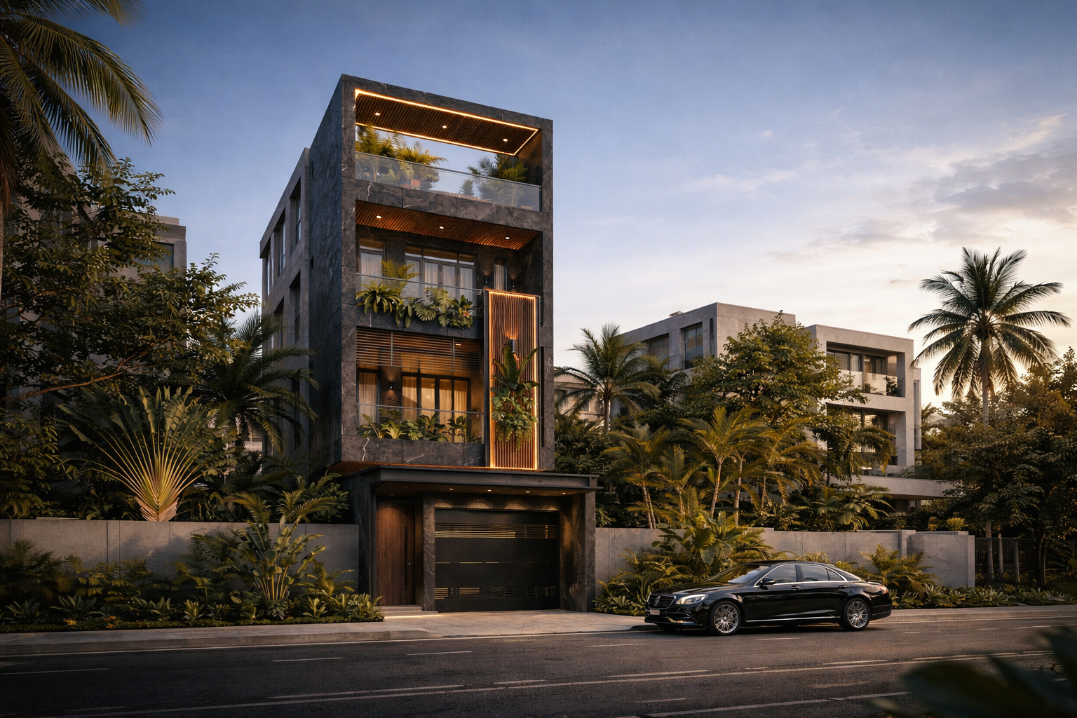 Thi công nhà phố