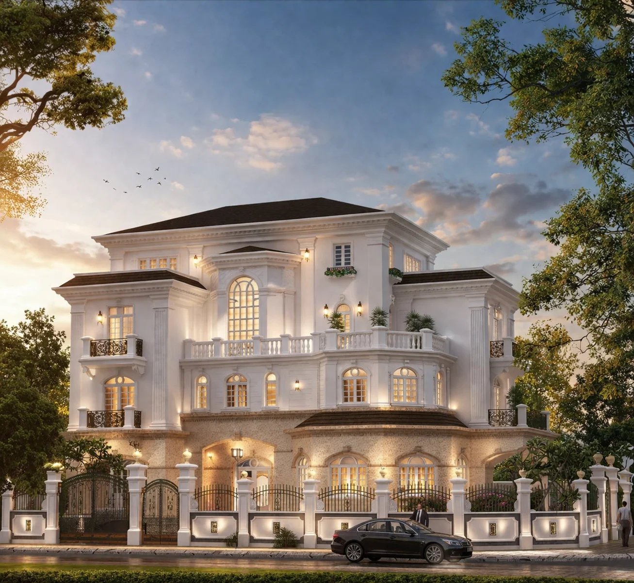 Thi công biệt thự